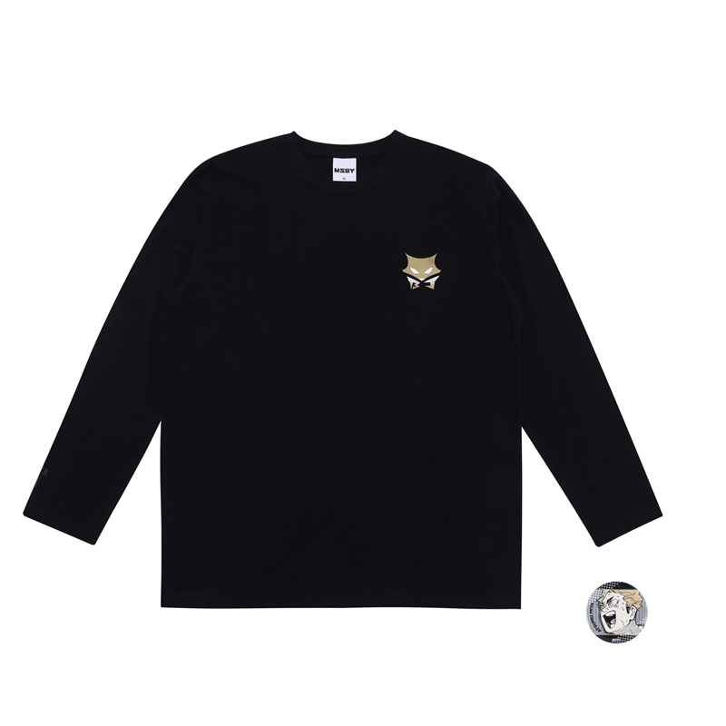 『ハイキュー！！』宮侑　ロングＴシャツ［ＢＪ　ＭＩＹＡ　１３］　宮侑サイズ（ＸＬサイズ相当）　特製缶バッジ１個付き　ＢＣ２