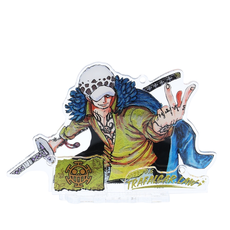 『ＯＮＥ　ＰＩＥＣＥ』バースデイジオラマフィギュア−ｋｉｒａｔ☆−　（箔入りアクリル／ボールチェーン付き）　トラファルガー・ロー　ＢＣ４