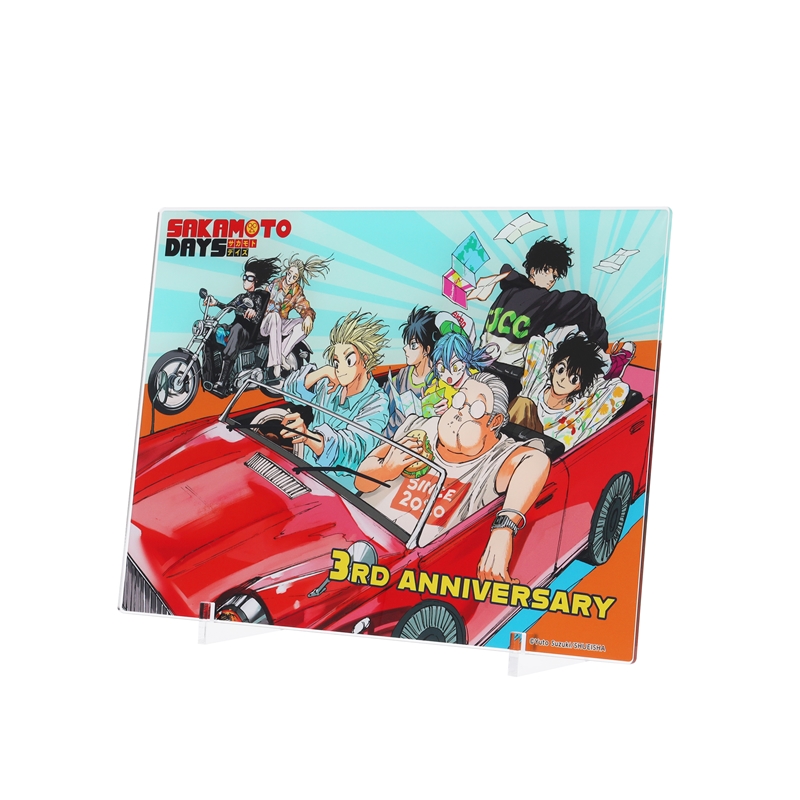 完全受注生産『SAKAMOTO DAYS』箔入りアクリルアート −連載3周年突破記念Ver.− BC4