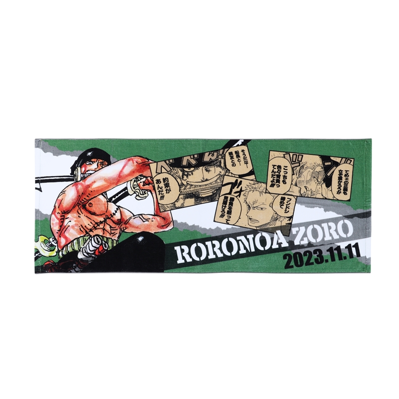 『ONE PIECE』フルカラーフェイスタオル ロロノア・ゾロ BC4