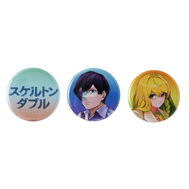 『スケルトンダブル』ｍｉｎｉ缶バッジ３個セット　ＢＣ４−ＪＮＰＧ
