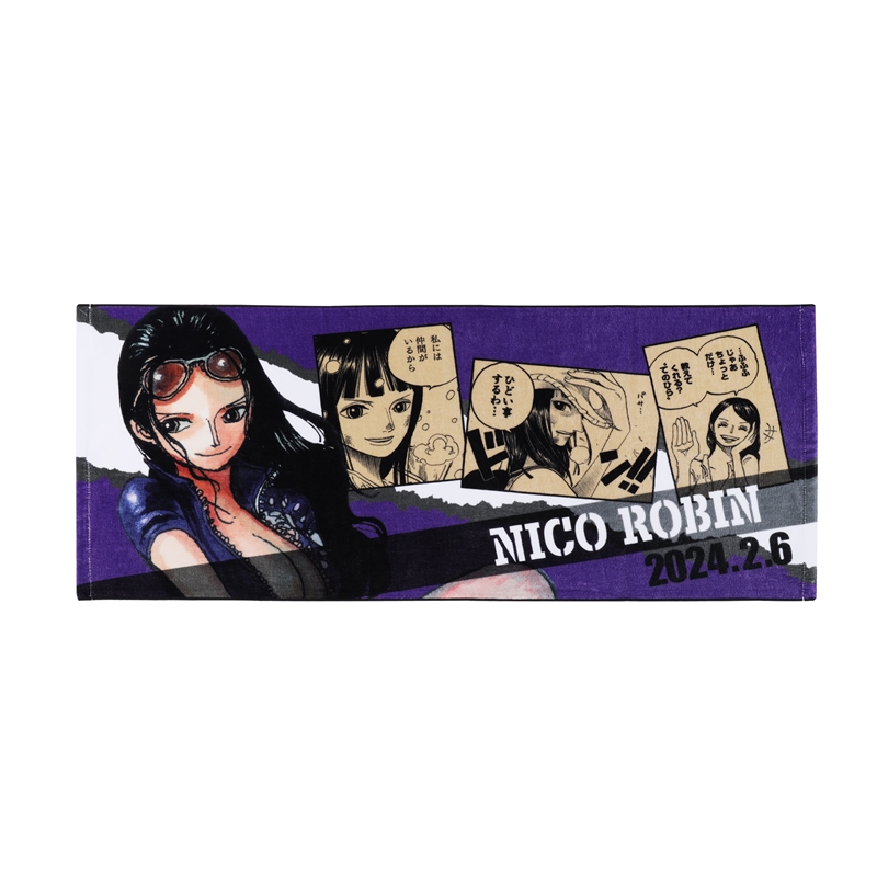 『ONE PIECE』フルカラーフェイスタオル ニコ・ロビン BD1