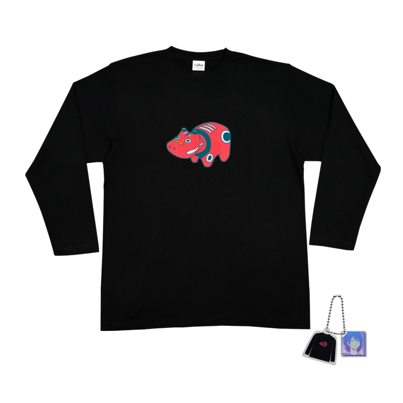 『ワールドトリガー』ロングTシャツ フリーサイズ チャーム付き【あかべこ】 BD1