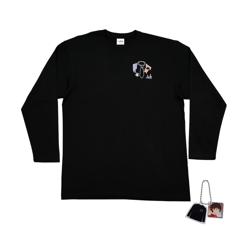 『ワールドトリガー』ロングTシャツ フリーサイズ チャーム付き【インク】 BD1