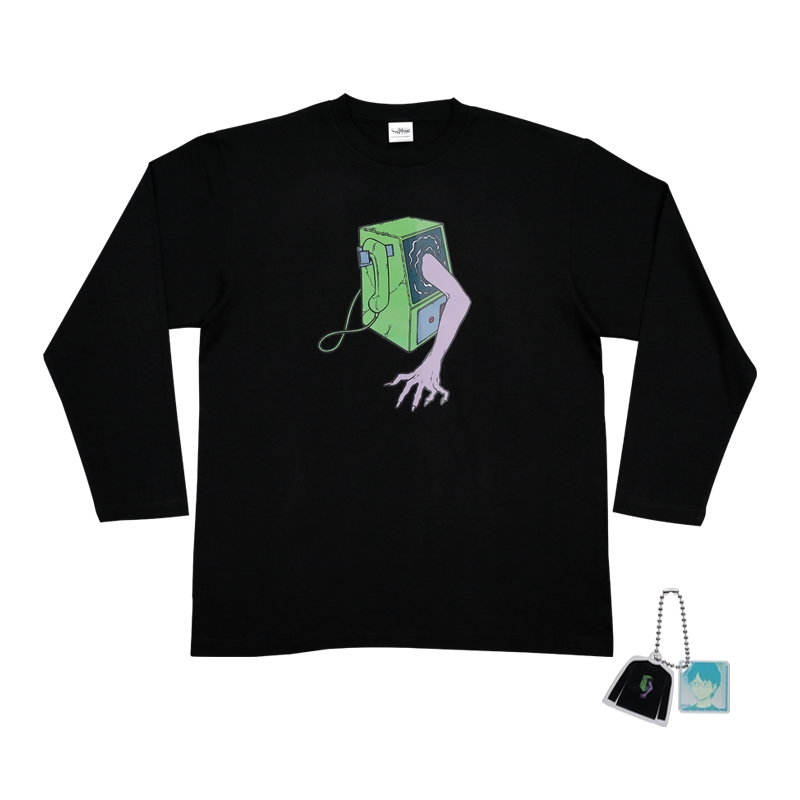 『ワールドトリガー』ロングTシャツ フリーサイズ チャーム付き【昭和の霊】 BD1