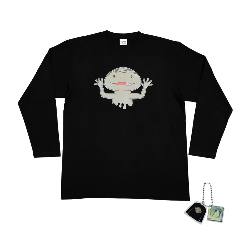 『ワールドトリガー』ロングTシャツ フリーサイズ チャーム付き【オオサンショウウオ】 BD1