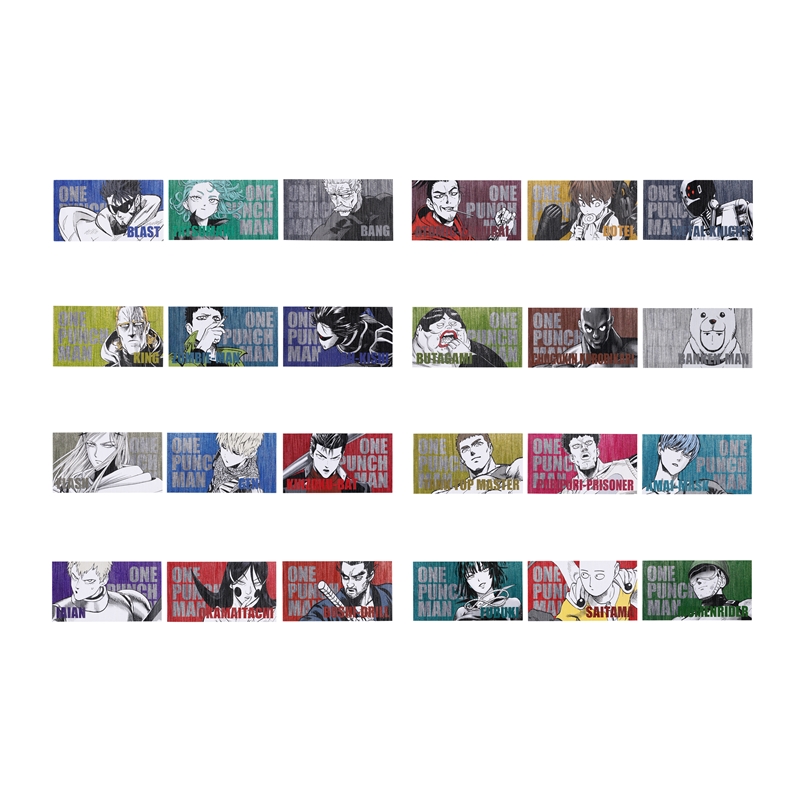 『ワンパンマン』キャラクターズコレクションカード3枚入り (全8組/ランダム1組入り) BD1