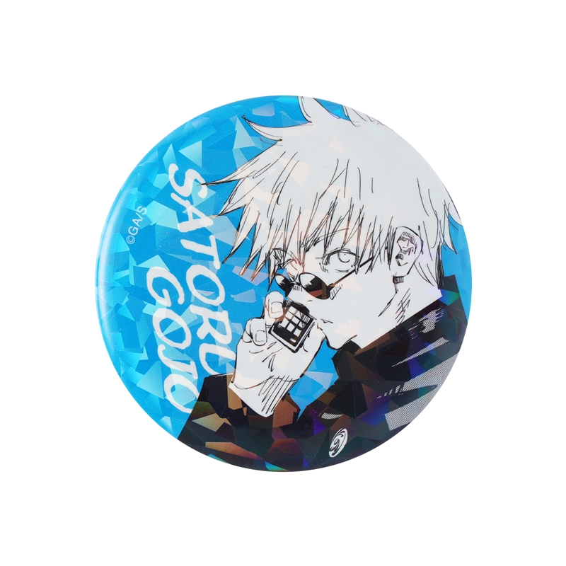 完全受注生産　「週刊少年ジャンプ」オールスター缶バッジ　『呪術廻戦』　［４　五条悟　「懐玉・玉折」ＪＣ８−９巻掲載］　ＢＤ１