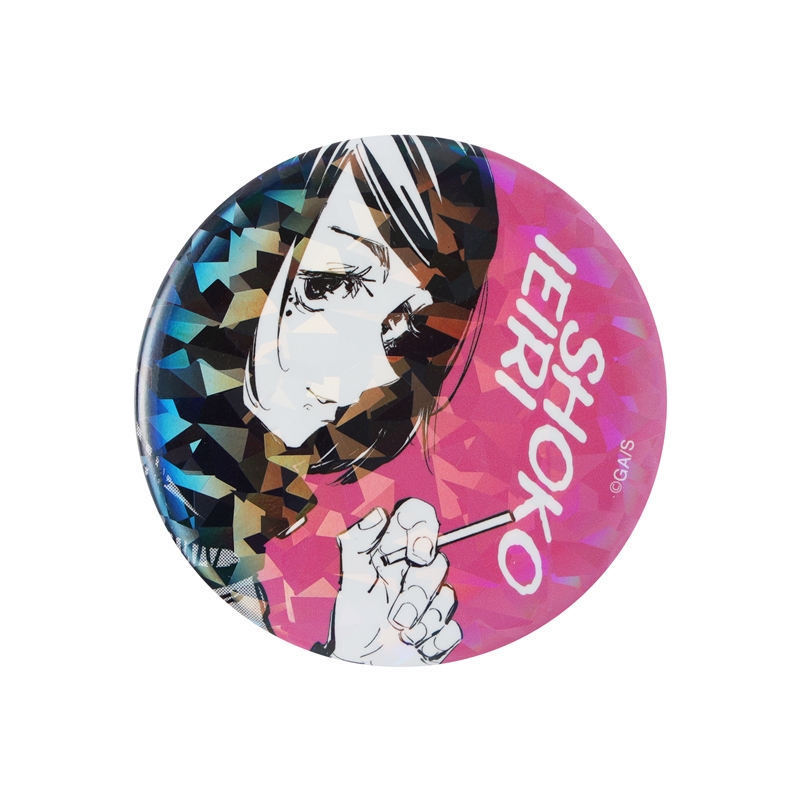 完全受注生産　「週刊少年ジャンプ」オールスター缶バッジ　『呪術廻戦』　［３７　家入硝子　「懐玉・玉折」ＪＣ８−９巻掲載］　ＢＤ１