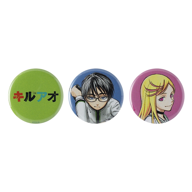 『キルアオ』ｍｉｎｉ缶バッジ３個セット　ＢＤ１−ＪＮＰＧ