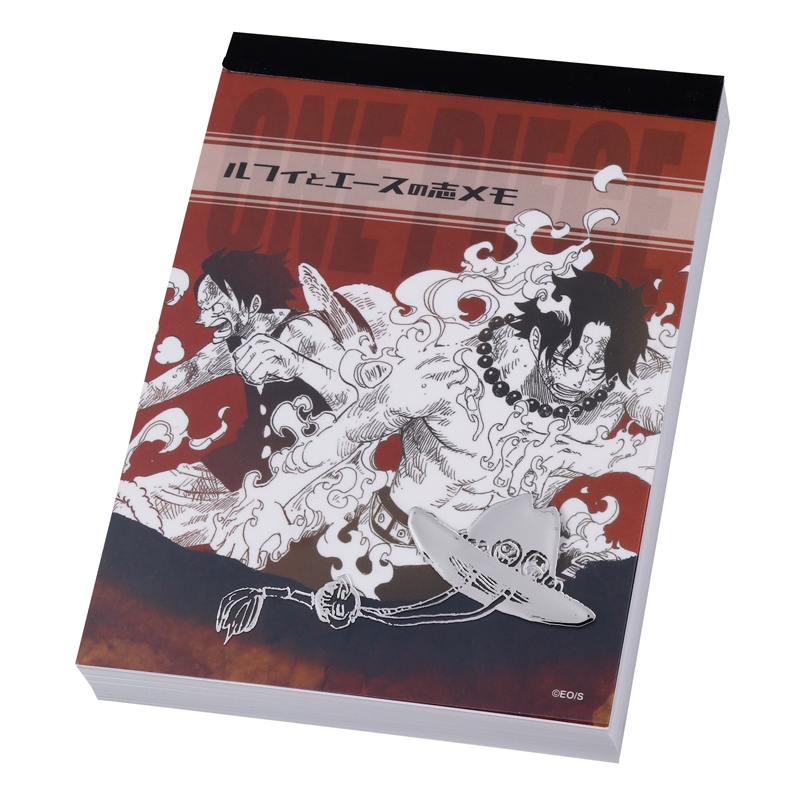 『ONE PIECE』ルフィとエースの志メモ ブロマイド付き BD2