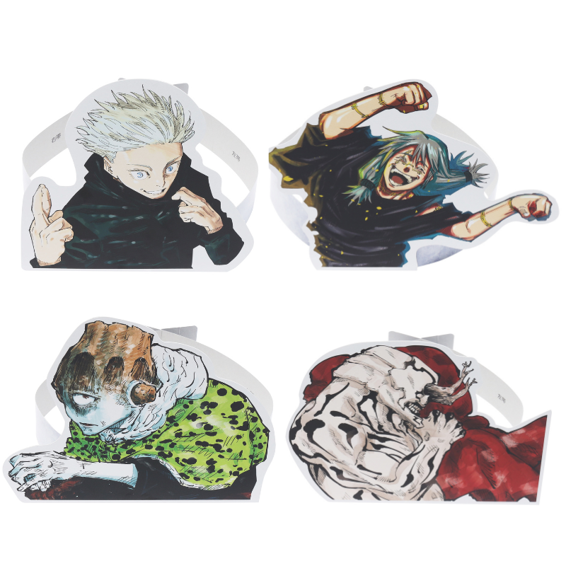 『呪術廻戦』キャラクターおめん4枚セット(五条悟/真人/漏瑚/花御) 「呪術廻戦 呪霊逃走 −渋谷事変−」Ver. BD2