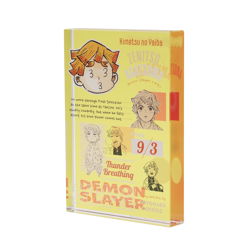 『鬼滅の刃』アクリルブロック　“ＨＥＲＯＥＳ”　我妻善逸　ＢＤ３