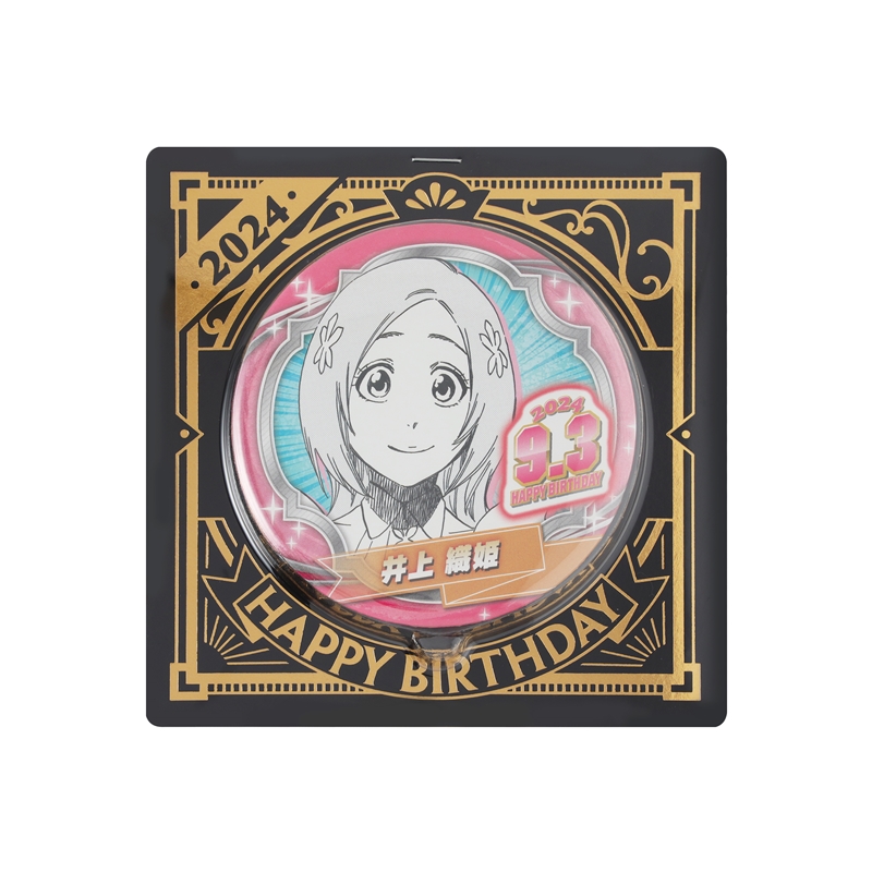 『BLEACH』バースデイ缶バッジ 井上織姫 BD3