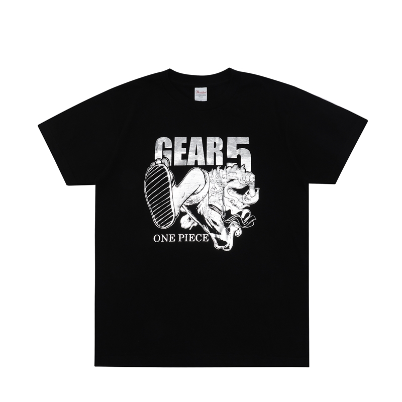 『ＯＮＥ　ＰＩＥＣＥ』箔プリントＴシャツ　（ギア５　ルフィ）　ＸＬサイズ　ＢＤ３
