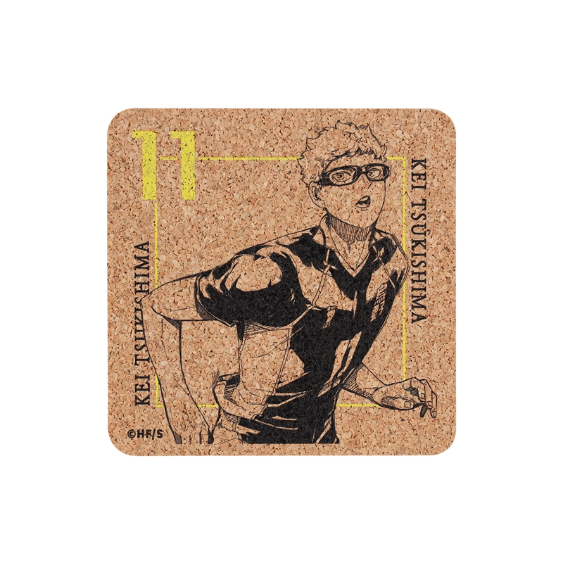 『ハイキュー!!』コルクコースター 月島蛍 【仙台観光特使就任記念Ver.】 BD3