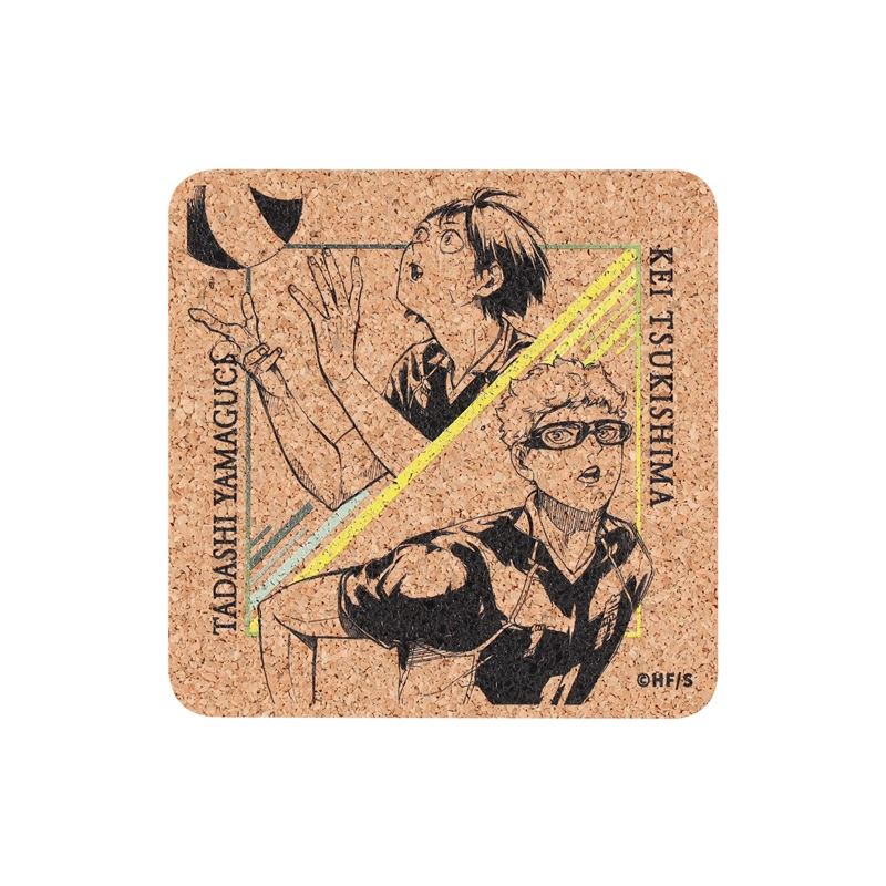 『ハイキュー!!』コルクコースター 月島蛍&山口忠 【仙台観光特使就任記念Ver.】 BD3