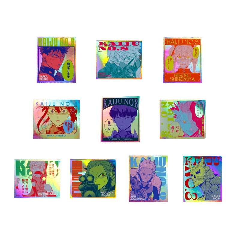 『怪獣8号』オーロラステッカーコレクション (全10種/ランダム1種入り) <怪獣8号展> BD3