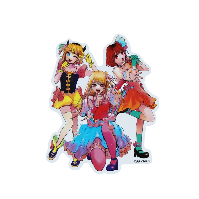 『【推しの子】』ダイカットステッカー 新生B小町(ルビー&かな&MEMちょ) BD4