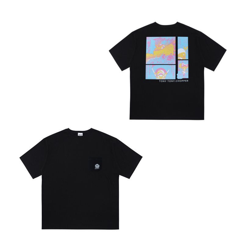 『ONE PIECE』ポケット付きビッグシルエットTシャツ “HEROES” トニートニー・チョッパー BD4