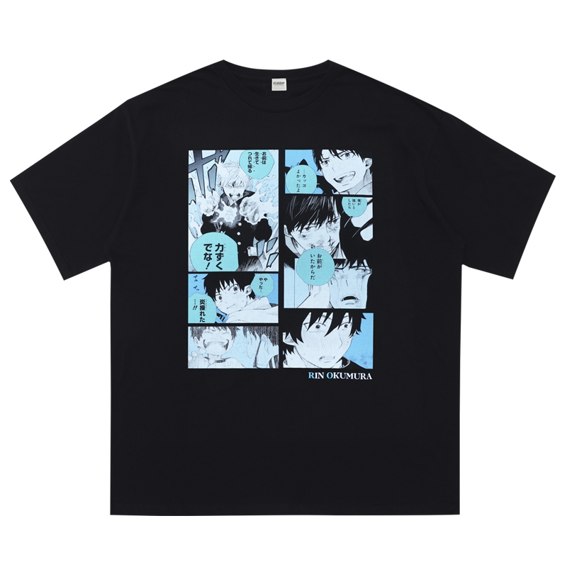 『青の祓魔師』ビッグシルエットTシャツ “HEROES” 奥村燐 BD4