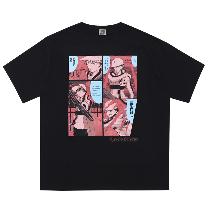 『新テニスの王子様』ビッグシルエットTシャツ “HEROES” 越前リョーマ BD4