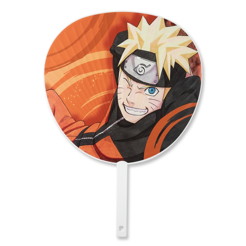 『NARUTO−ナルト−』こっそり応援…! 忍うちわ(変わり身ケース付き) うずまきナルト BD4