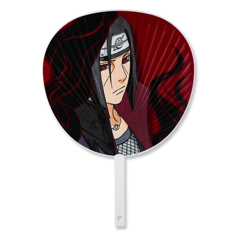 『NARUTO−ナルト−』こっそり応援…! 忍うちわ(変わり身ケース付き) うちはイタチ BD4