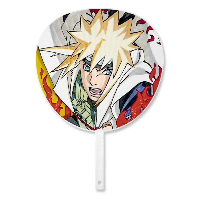 『NARUTO−ナルト−』こっそり応援…! 忍うちわ(変わり身ケース付き) 波風ミナト BD4