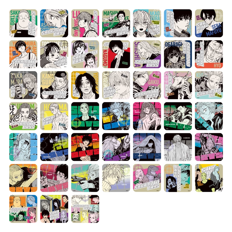 『ＳＡＫＡＭＯＴＯ　ＤＡＹＳ』アートコースター　第１弾　（全４５種／ランダム５種入り）　ＢＤ４−ＪＦ