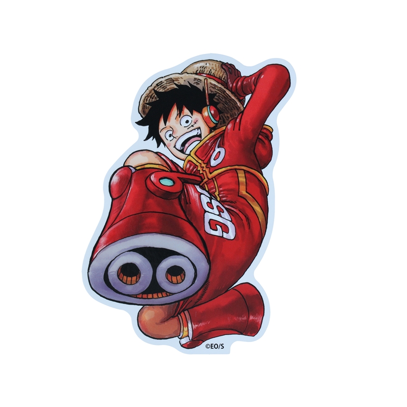 『ＯＮＥ　ＰＩＥＣＥ』ダイカットステッカー　ルフィ　２０２３年ＷＪ１３号　ＢＤ４