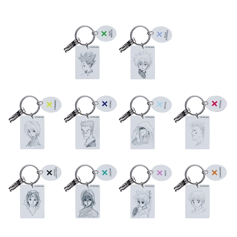 『ＨＵＮＴＥＲ×ＨＵＮＴＥＲ』クリアベースキーホルダー　第１弾　（全１０種／ランダム１種入り）　ＢＤ４−ＪＦ