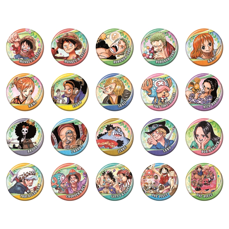 『ONE PIECE』コレクション缶バッジ “SPRING” 第1弾 全種セット (全20種入り) BD4−JF