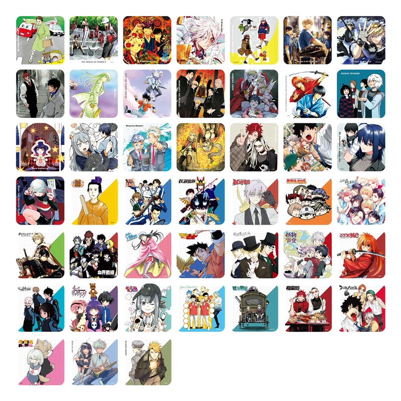 「ジャンプＳＱ．」アートコースター　第１弾　（全４５種／ランダム５種入り）　ＢＤ４−ＪＦ