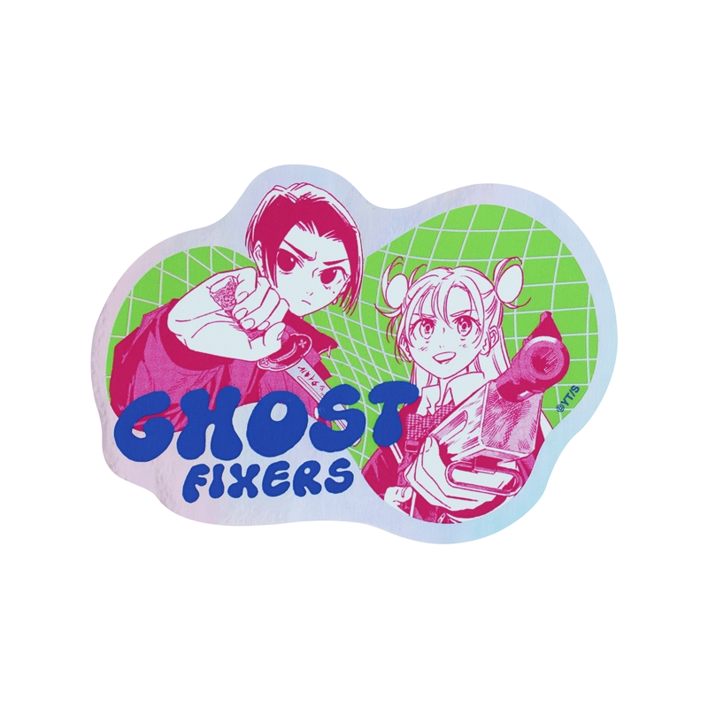 『ゴーストフィクサーズ』オーロラシャインステッカー(100×100mm以内変形サイズ) BD4−JNPG