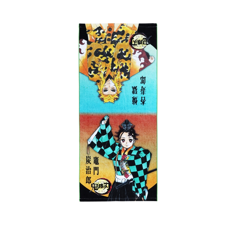 『鬼滅の刃』フルカラーフェイスタオル <能 狂言『鬼滅の刃』> BD4