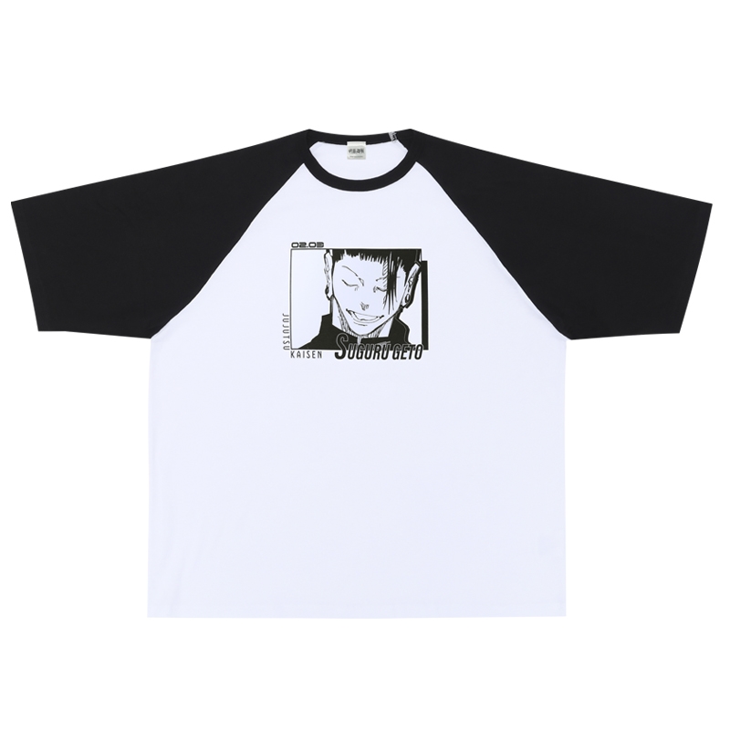 『呪術廻戦』ラグランTシャツ “HEROES” 夏油傑 BE1