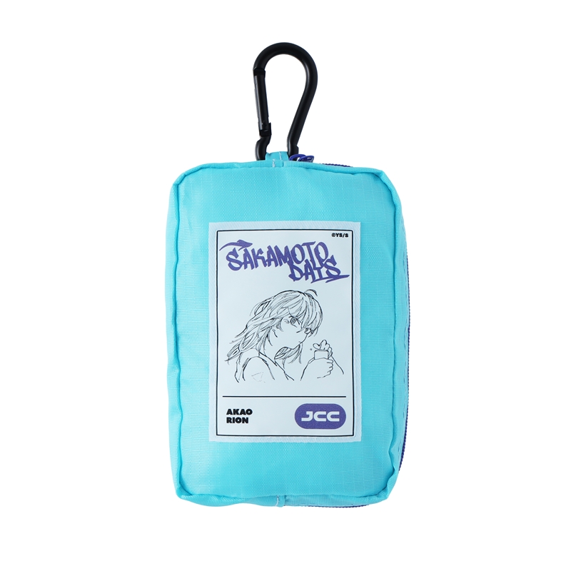 『SAKAMOTO DAYS』カラビナ付きポーチ 赤尾リオン BE1