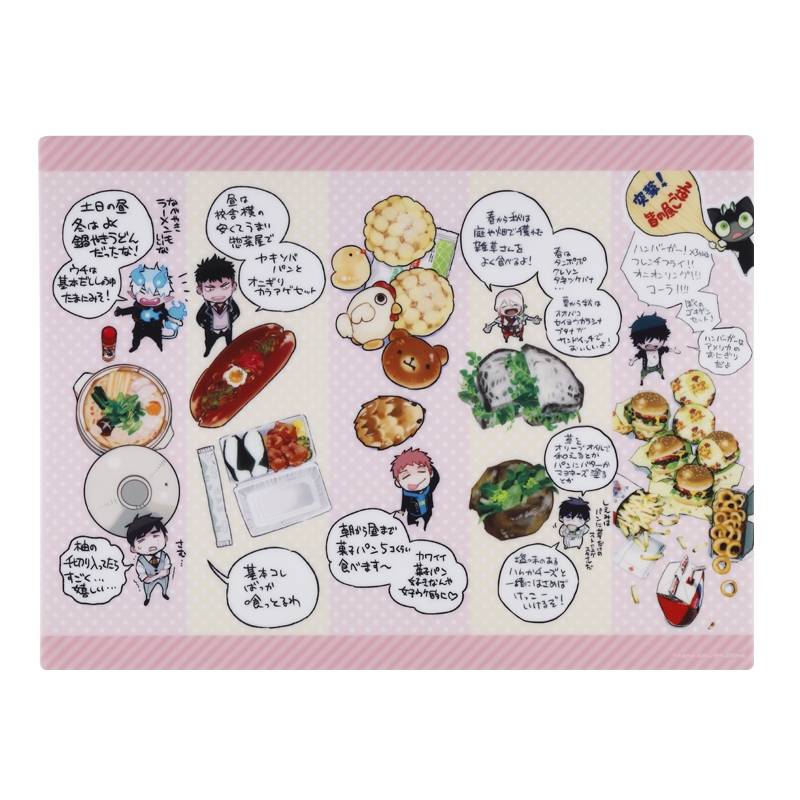 『青の祓魔師』ランチョンマット　突撃！皆の昼ごはん　ＰＩＮＫ　＜青の祓魔師展＞　ＢＥ１