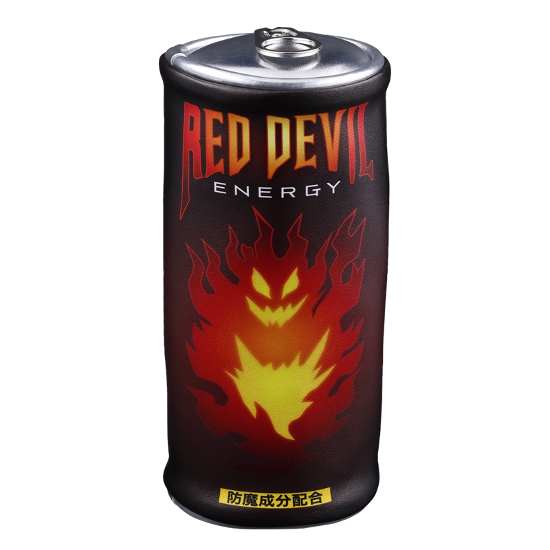 『青の祓魔師』“特定防魔用エナジードリンク　「レッドデビル」”　志摩廉造スペシャルコラボパッケージ　缶型ポーチ　＜青の祓魔師展＞　ＢＥ１