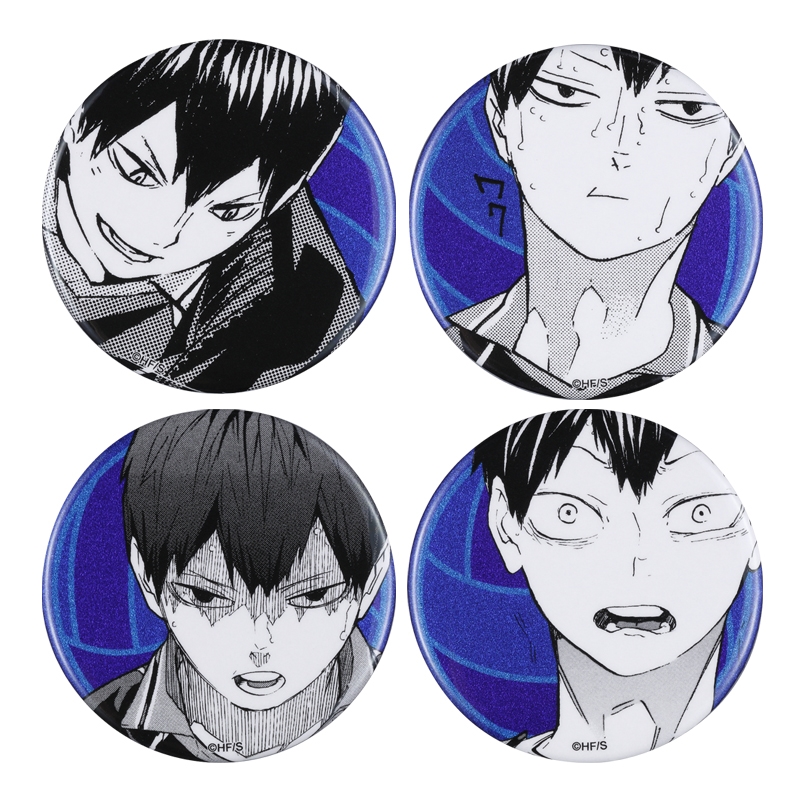 『ハイキュー!!』缶バッジ4個セット EMOTIONS 影山飛雄 BE1