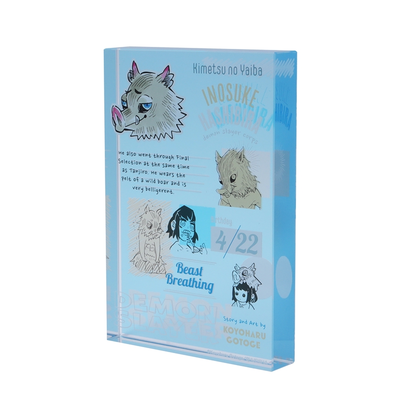 『鬼滅の刃』アクリルブロック　“ＨＥＲＯＥＳ”　嘴平伊之助　ＢＥ２