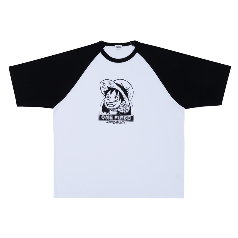 『ONE PIECE』ラグランTシャツ “HEROES” モンキー・D・ルフィ BE2