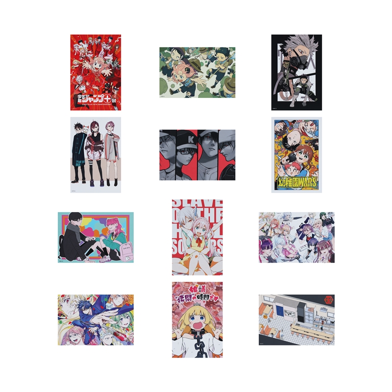 「少年ジャンプ＋」ポストカード１２枚セット　＜少年ジャンプ＋展＞　ＢＥ２