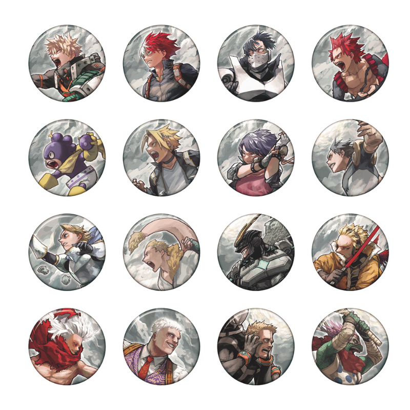 『僕のヒーローアカデミア』コレクション缶バッジ KEY VISUAL HEROES VS VILLAINS SUPREME (全16種/ランダム1種入り) <僕のヒーローアカデミア原画展> BE2