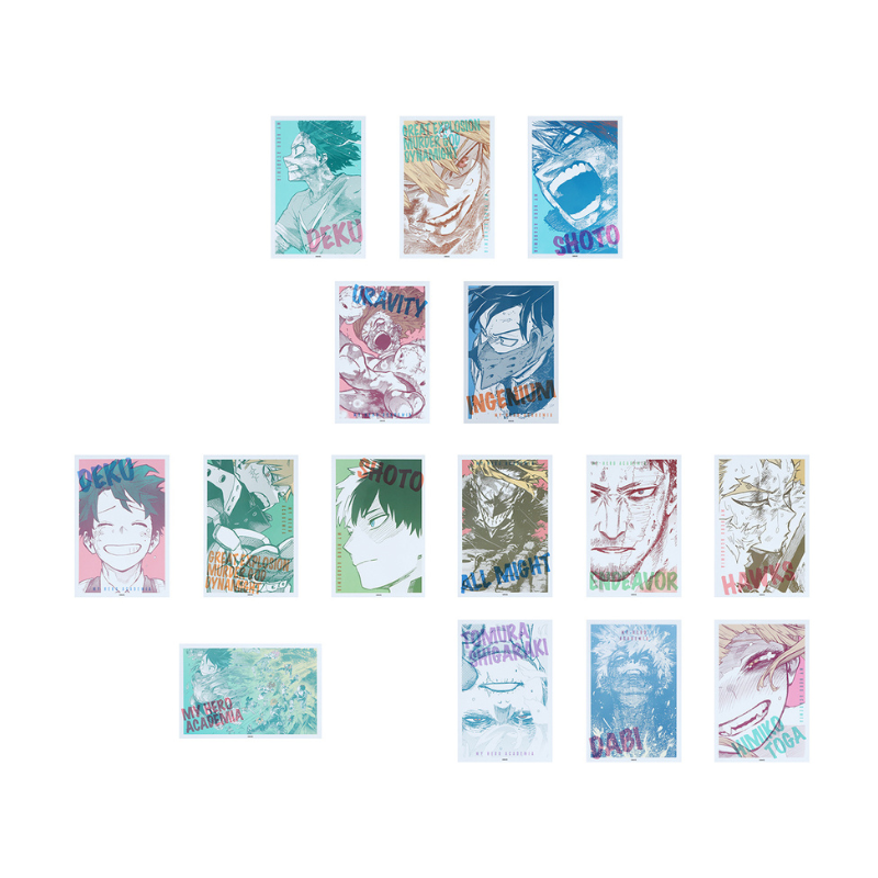 『僕のヒーローアカデミア』ワンシーンカードコレクション 全種セット (全15種入り) <僕のヒーローアカデミア原画展> BE2