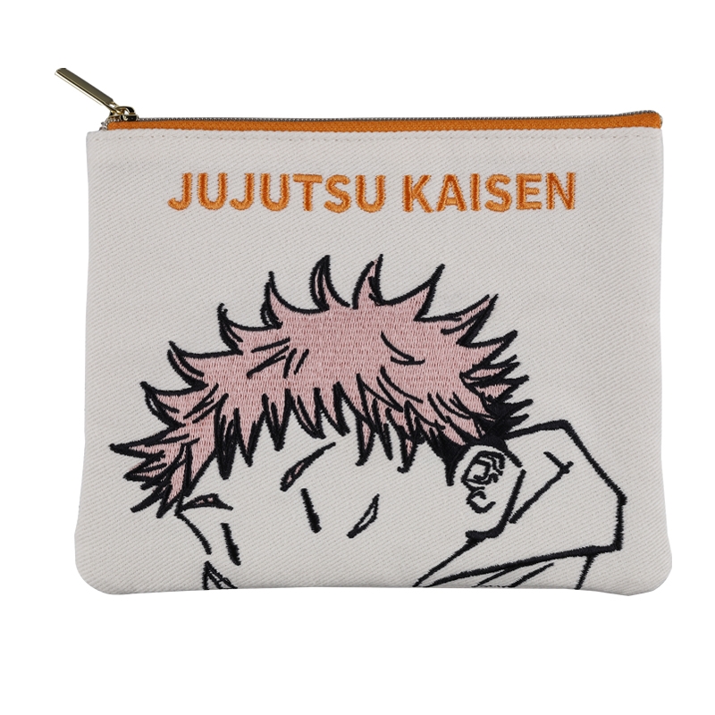 『呪術廻戦』デニム刺繍ポーチ 虎杖悠仁 BE2