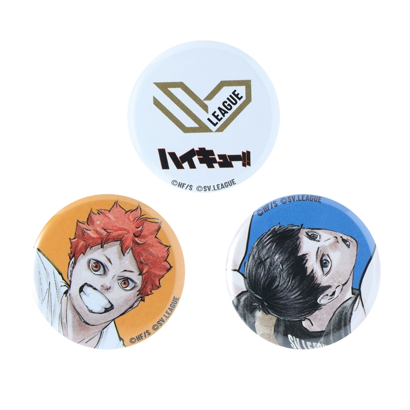 『ハイキュー!!』mini缶バッジ 3個セット <SVリーグ> BE2