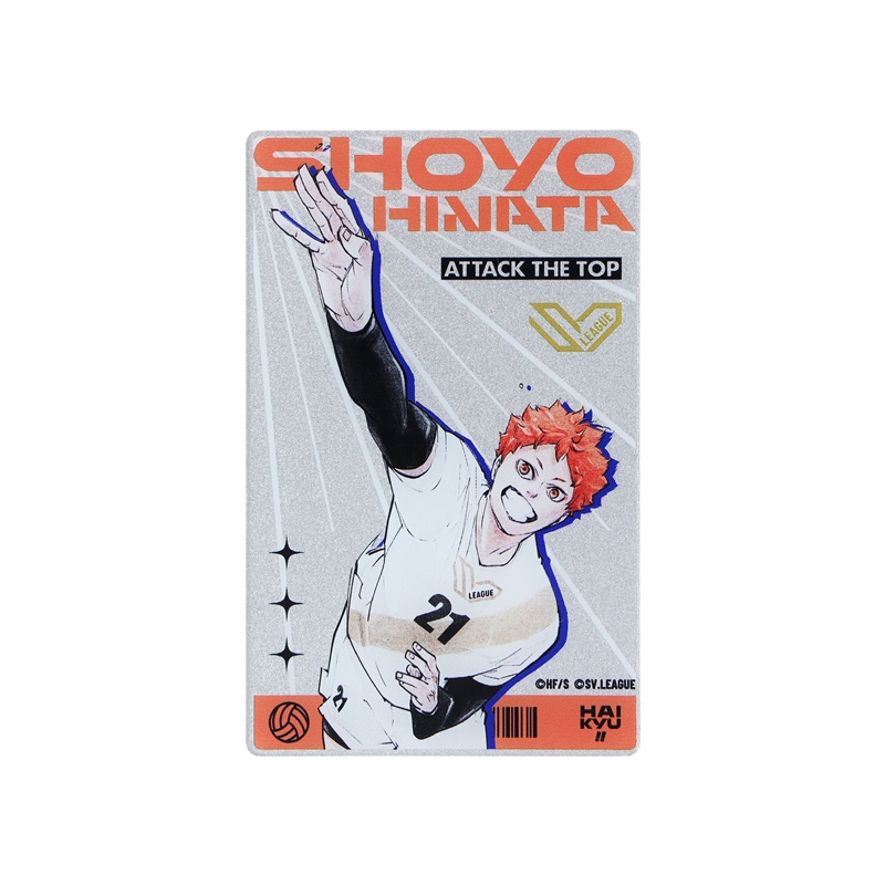 『ハイキュー!!』メタリックアクリルカード 日向翔陽 <SVリーグ> BE2