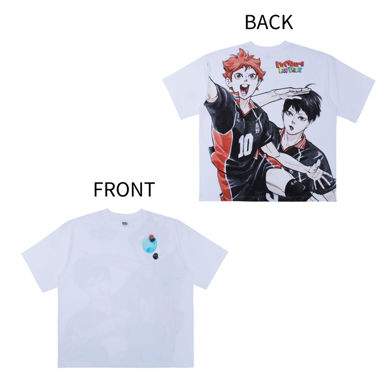『ハイキュー!!』Tシャツ キービジュアル ホワイト フリーサイズ <ハイキュー!! FAN PARK> BE2